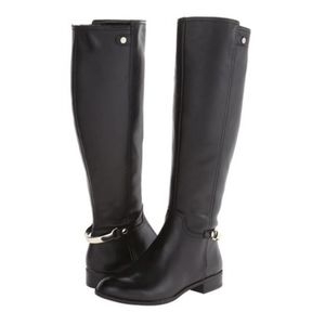 Anne Klein tall black riding boots